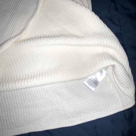 NEW Billy Reid, men's white sweater, cashmere/cotton blend, Italy. - Picture 4 of 6